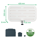 Bureau organizer ophangbord Leitz Ergo klein 42x25cm