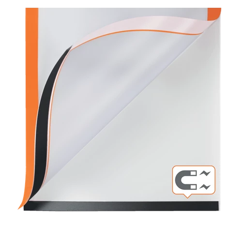 Ophangtas Nobo A3 zelfklevend oranje (2)