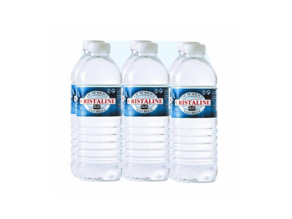 Water Cristaline plat 0,5L PET (24)