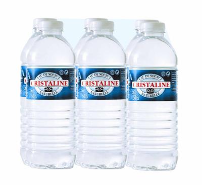 Water Cristaline plat 0,5L PET (24)