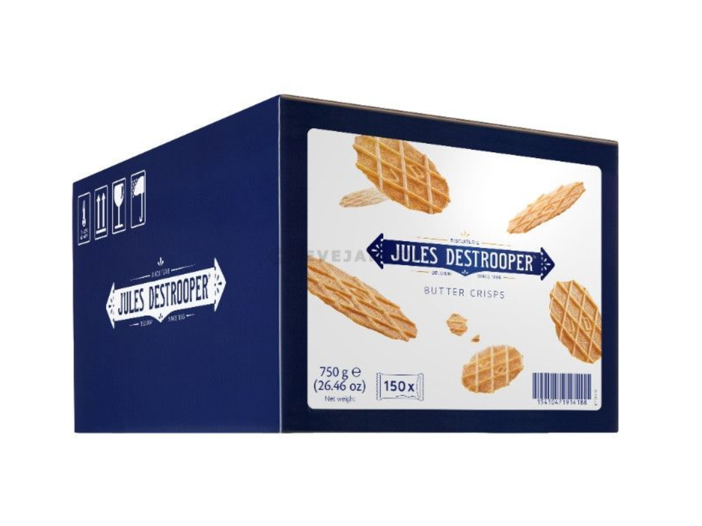 Koek Jules De Strooper mini natuurboterwafel 5gr (150)