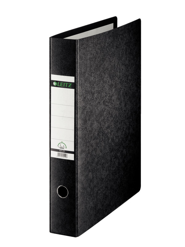 Ordner Leitz 180° karton A3 rug 77mm zwart