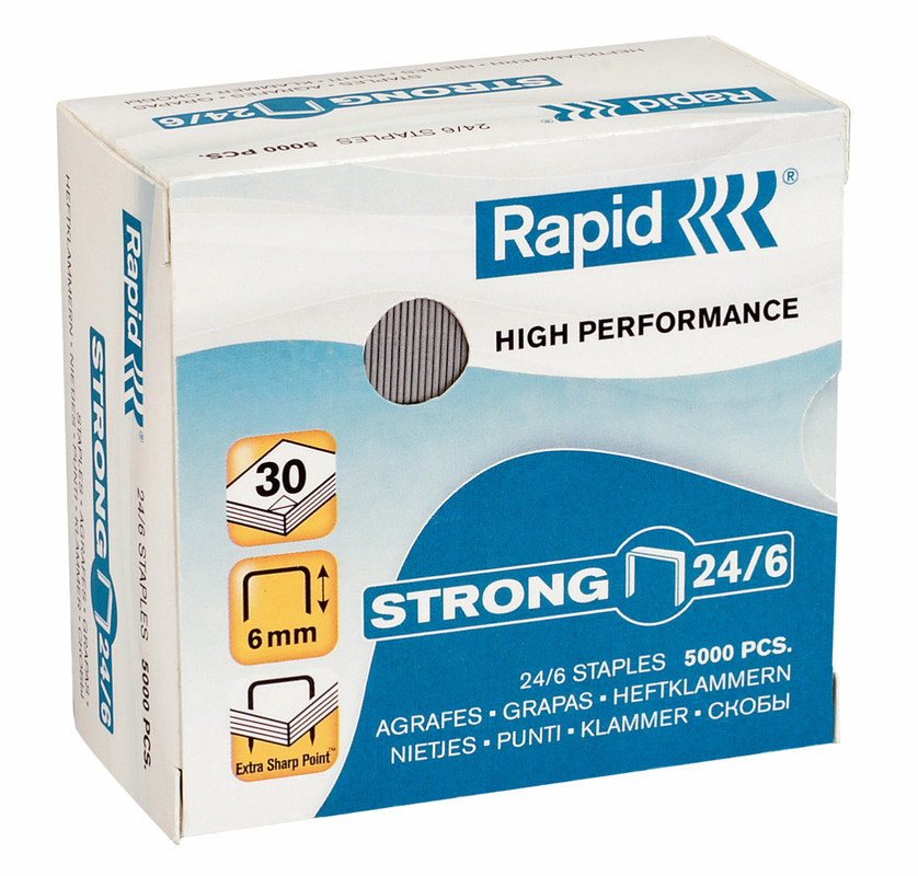 Nietjes Rapid High Performance Strong 24/6 wit (5000)