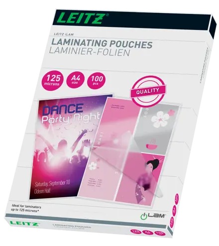 Lamineerhoes Leitz iLam EVA A4 2x125µ glanzend (100)