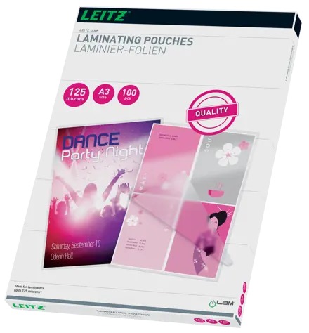 Lamineerhoes Leitz iLam EVA A3 2x125µ glanzend (100)