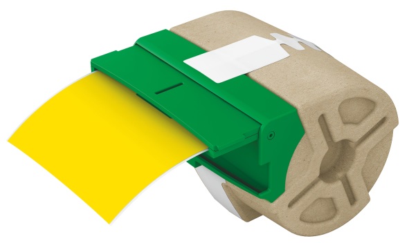 Labelcartridge Leitz Icon Plastic Tape 88mmx10m geel (7016015)