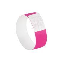 Evenementenbandjes Sigel Super Soft 255x25mm neon pink (120)