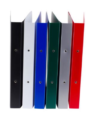 Ringmap Bronyl PP A4 2 ringen 25mm rug 35mm opaak groen