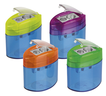 Potloodslijper Mobius Neo Light 2-gaats assorti 