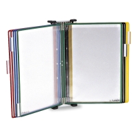 Wandhouder Tarifold A3 met 10 assorti tassen