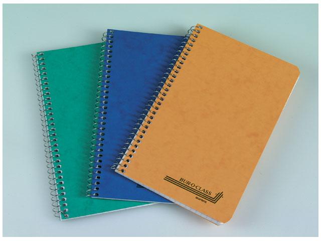 Spiraalschrift Aurora Writing 60 karton 105x160mm 120blz zonder kantlijn geruit 5mm assorti