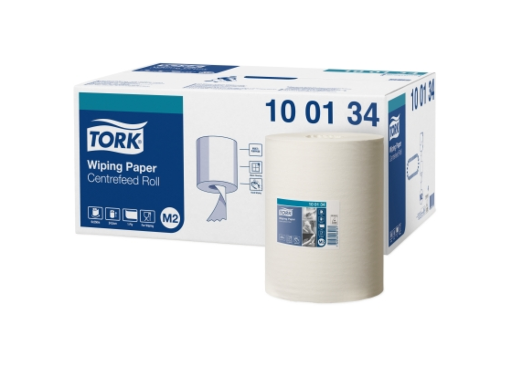 Poetsdoek Tork Centerfeed M2 1-laags 275mx25cm wit (6)