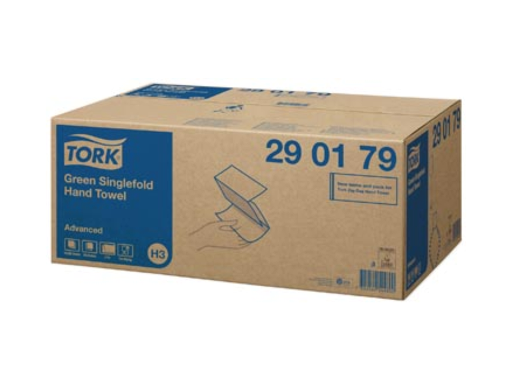 Handdoeken Tork Advanced Green H3 V-vouw 2-laags 250vel (15)