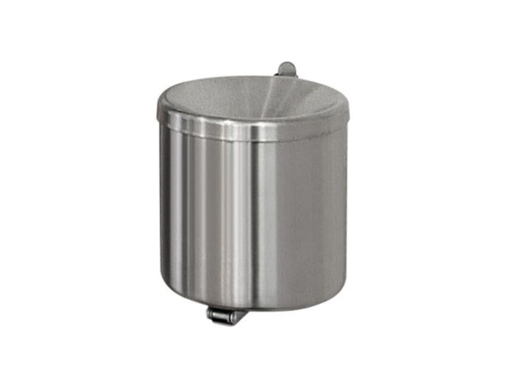 Wandasbak vlamdovend RVS 16 x diam 16cm