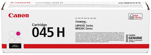 Toner Canon color laser 045 HC imageClass LBP612CDW 2.200 paginas Magenta