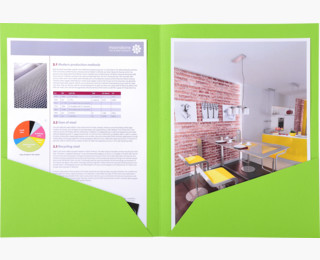 Dossiermap Exacompta Rock"s karton A4 210gr dubbele omslag groen (25)