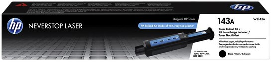 Reload kit tonerbijvulkit original HP 143ad 2x2500 pag. Zwart (2)
