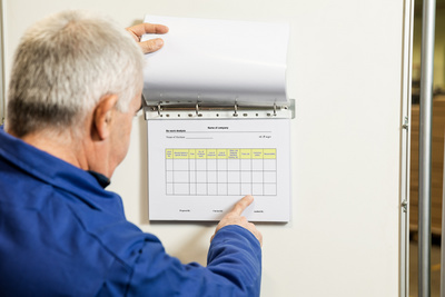 Displaysteun Tarifold magnetisch aluminium 4-rings