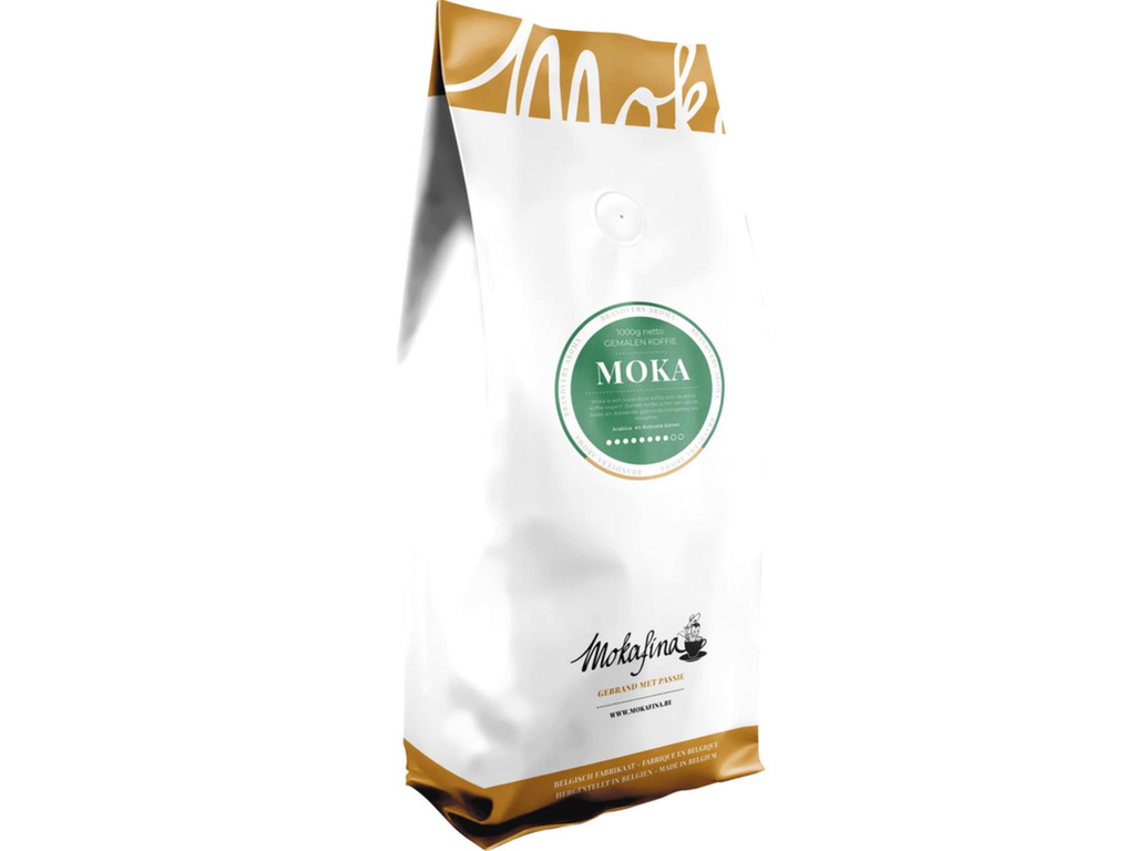 Gemalen koffie Mokafina Moka sterkte 8 1kg