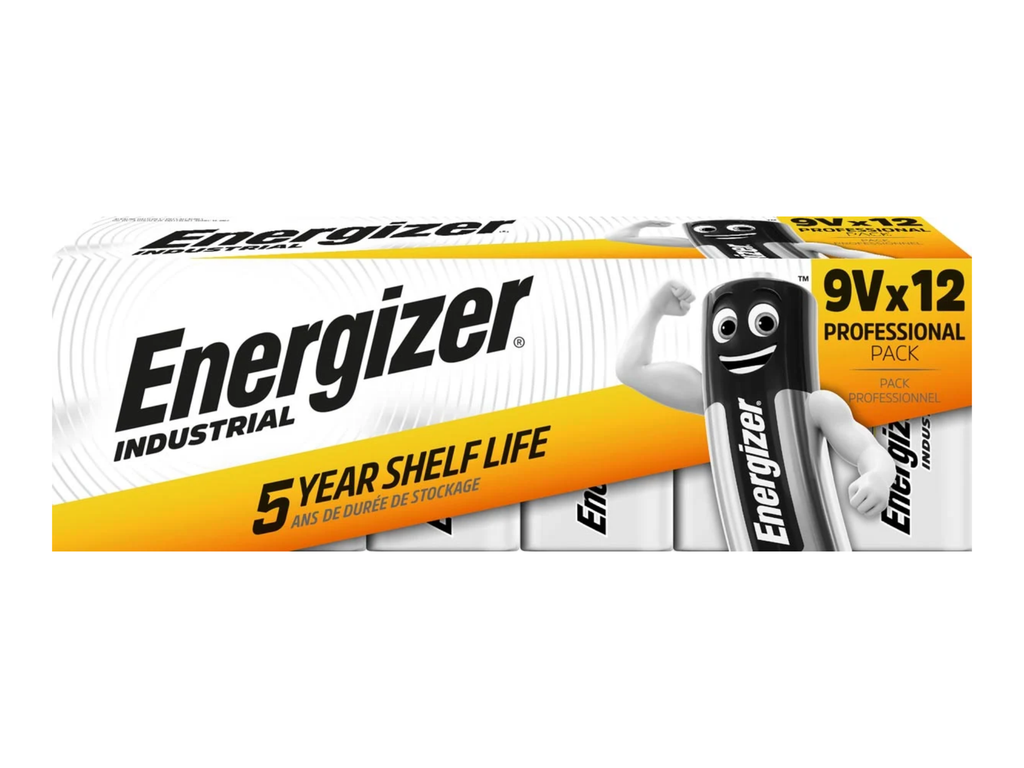 Batterij Energizer Industrial 9V (12)