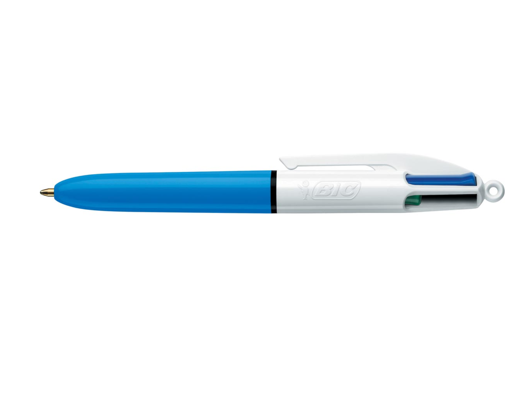 Balpen Bic 4 Colours Mini blauw