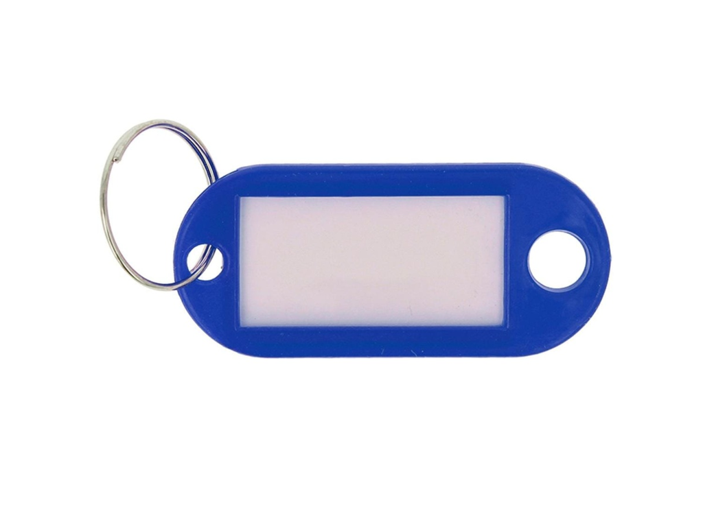 Sleutelhanger Westcott met verwisselbaar etiket donkerblauw (100)
