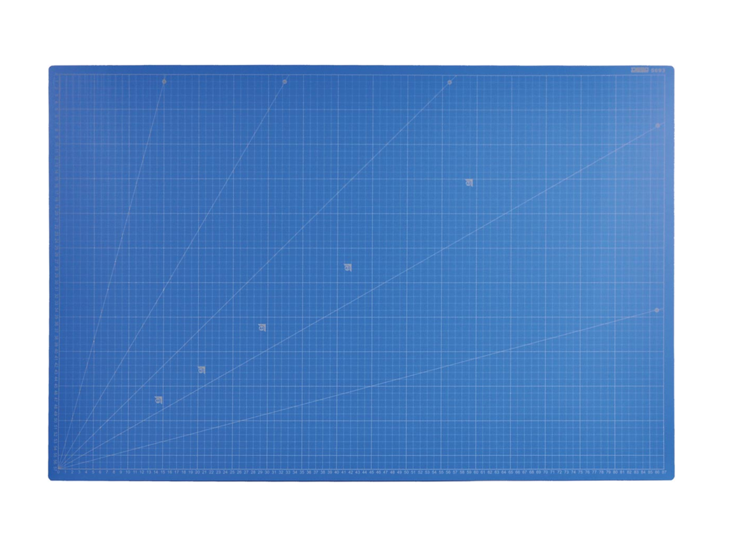 Snijmat Desq Professioneel 5-laags 60cmx90cm Blauw