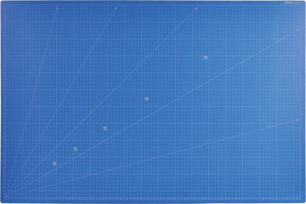 Snijmat Desq Professioneel 5-laags 60cmx90cm Blauw