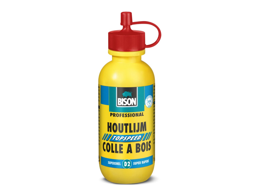 Houtlijm Bison Topspeed flacon 75ml Wit