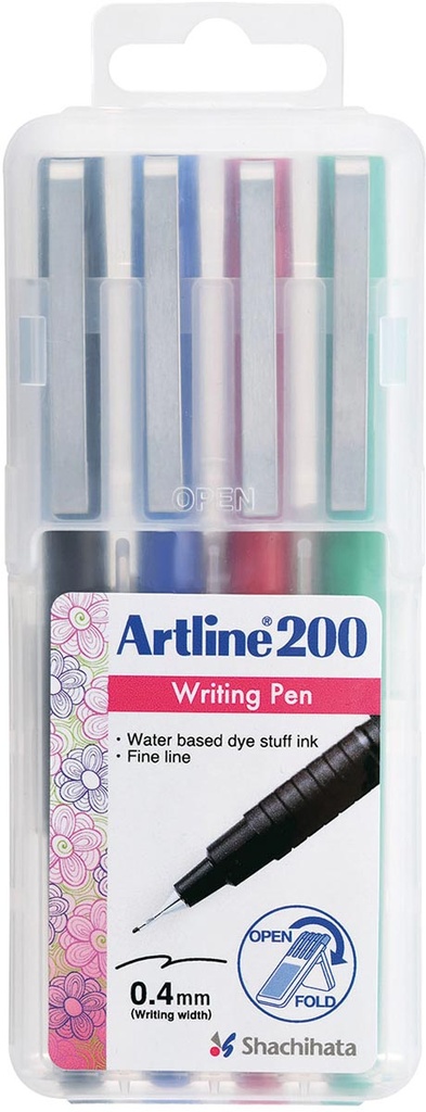 Fineliner Artline 200 0,4mm assorti (4)