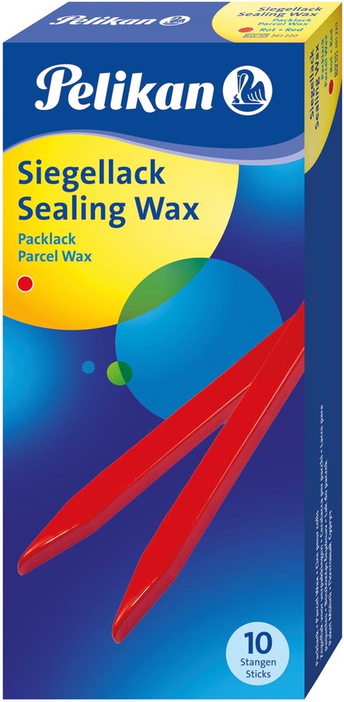 Zegelwas Pelikan 60/10 rood (10)