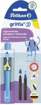 Roller Pelikan Griffix Blister Rechts Neon Fresh Blue (Blauw/Groen)