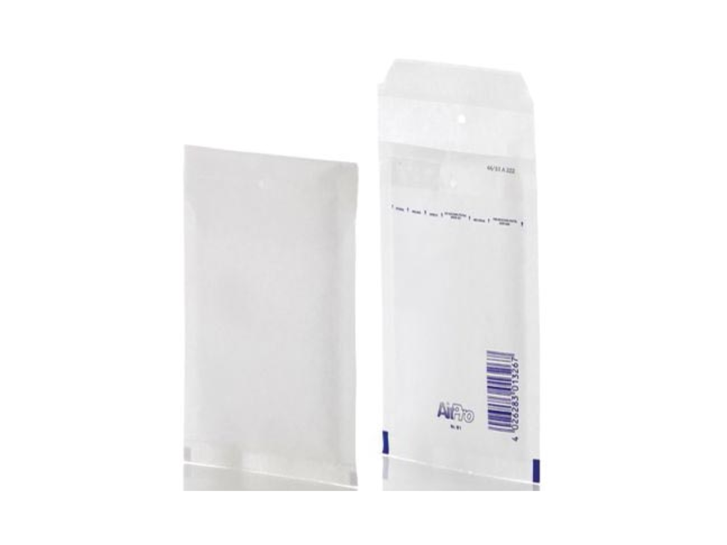 Luchtkussenenveloppen Bong Airpro 100x165mm wit m/s (200)