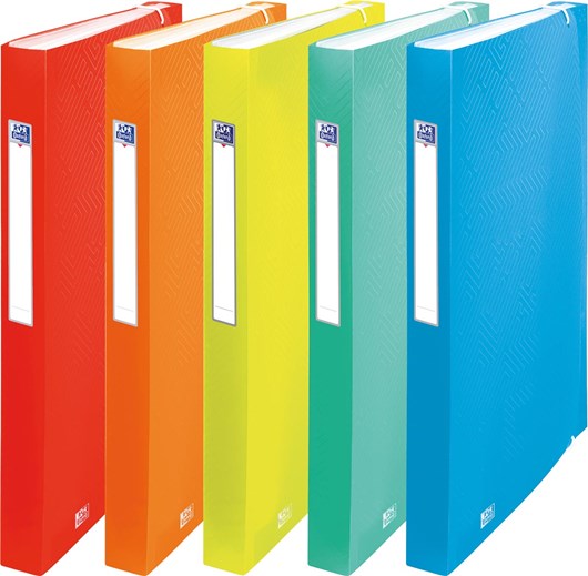 Sorteermap Oxford Urban PP A4+ 12 vakken assorti transparant