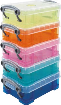 Opbergdoos Really Useful Boxes 5x0,2L assorti (5)