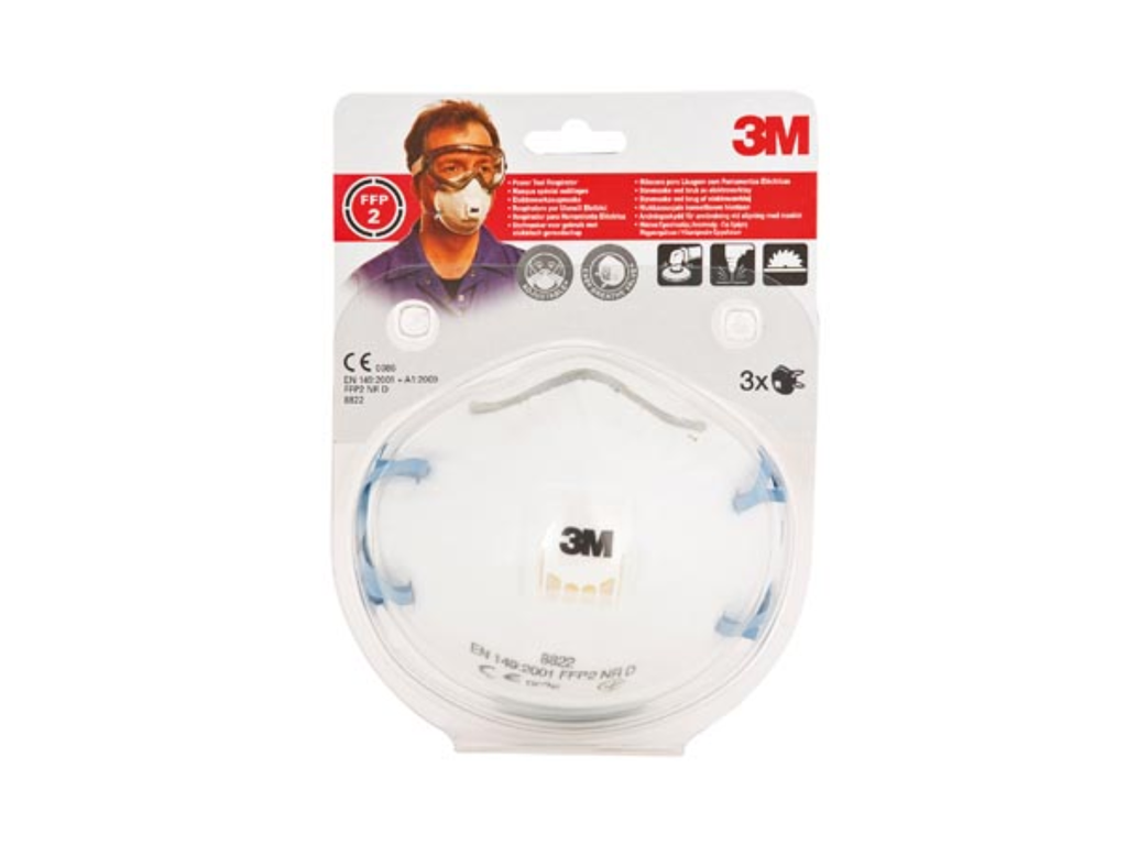 Fijnstofmasker 3M beschermingsgraad FFP2 (3)