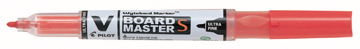 Whiteboardmarker Pilot V-Board Master ronde punt 0,8mm rood