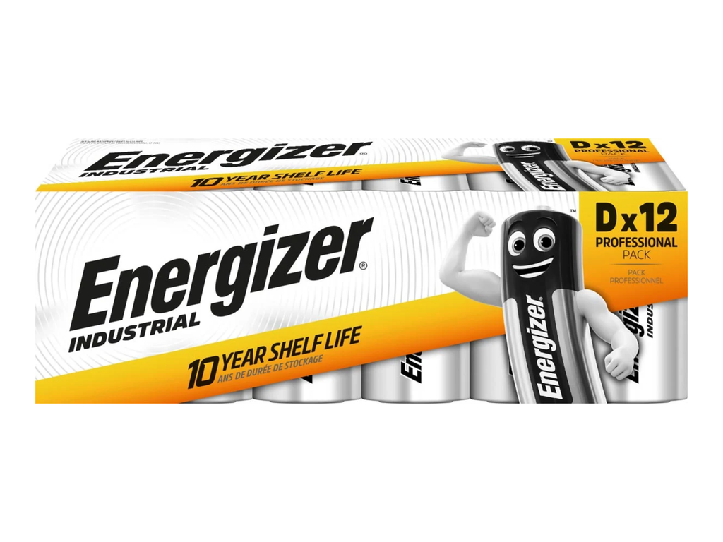 Batterij Energizer Industrial D (12)