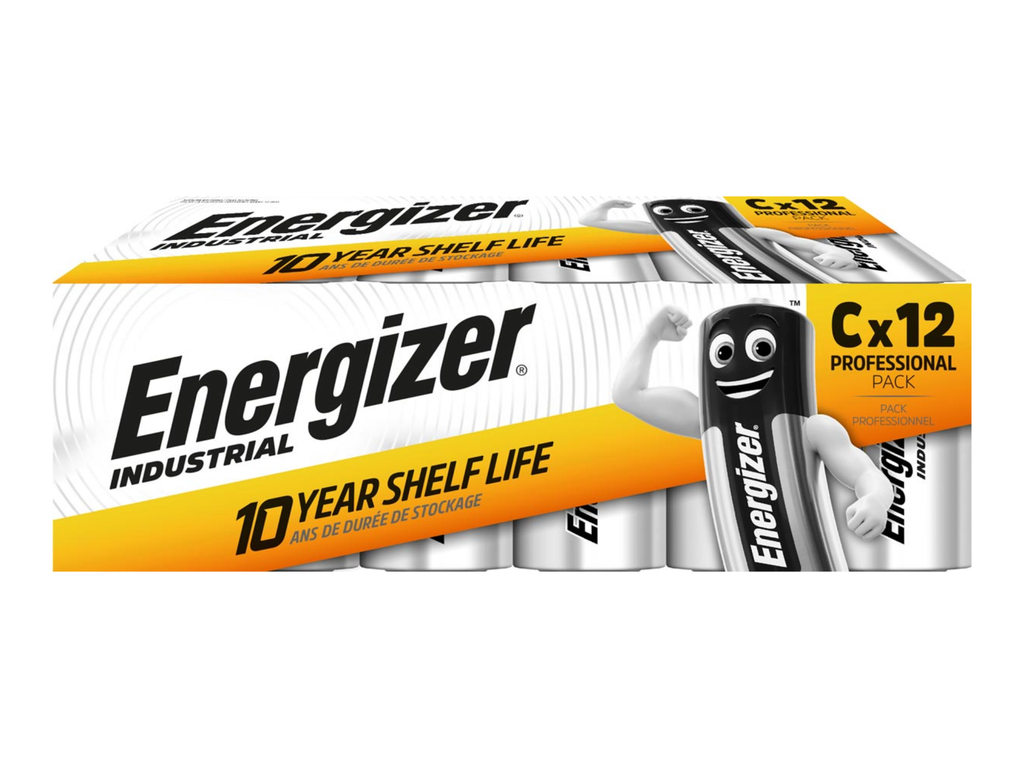 Batterij Energizer Industrial Alkaline C/LR14/E93 (12)