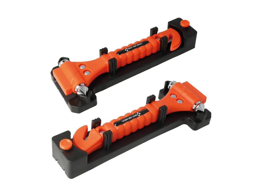 Noodhamer met gordelsnijder/bevestiging Westcott First Aid Only oranje (2)