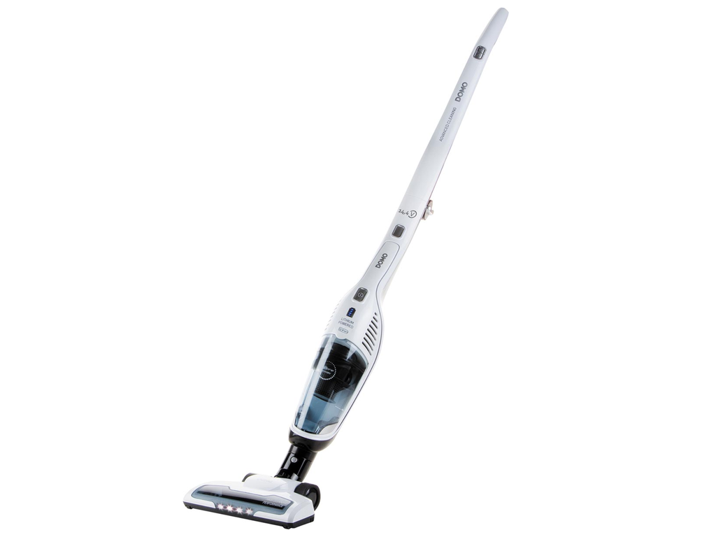 Steelstofzuiger Domo 2 in 1 oplaadbare batterij wit