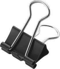 Papierklem Westcott 41mm metaal zwart (12)