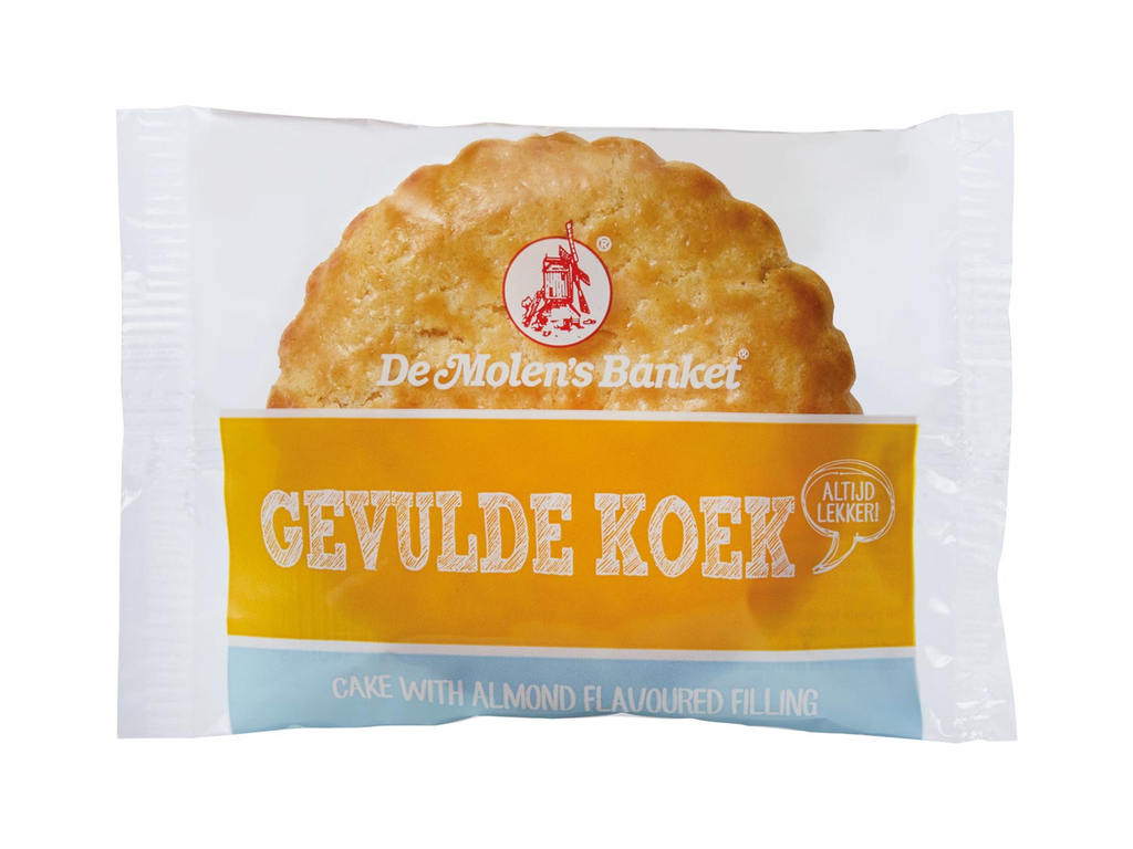 Gevulde koek De Molen individueel verpakt 50 gr