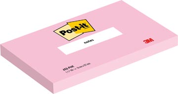 Memoblok Post-It Notes 76x127mm 100vel Flamingo Pink