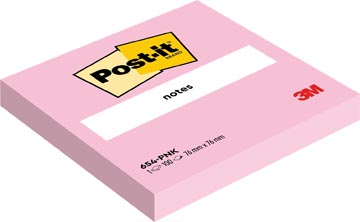 Memoblok Post-It Notes 76x76mm 100vel Flamingo Pink