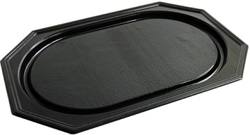Cateringschaal uit gerecycleerd PET 45x30cm Zwart (10)