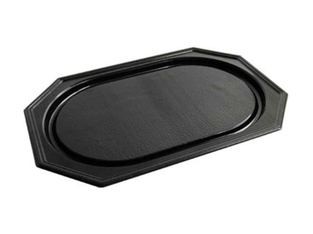 Cateringschaal uit gerecycleerd PET 35x25cm Zwart (10)