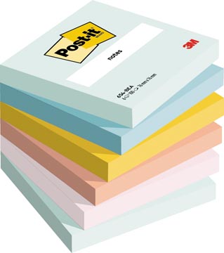 Notes Post-It Beachside Colour Collection 76x76mm 100vel (6)