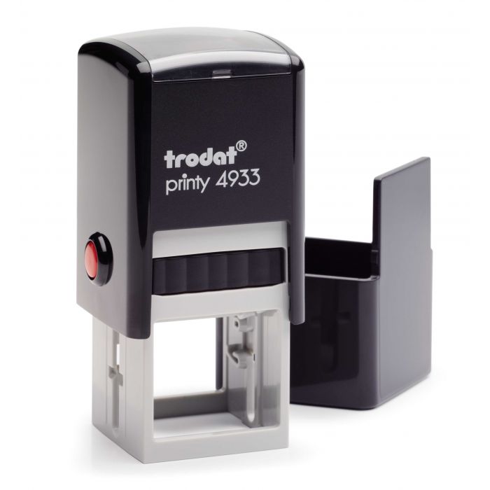 Tekstplaatje voor Trodat Printy 4933 met inktkussen
