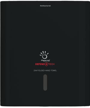 Handdoekdispenser Papernet Defend Tech Zwart